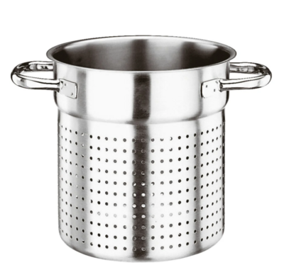 Colapasta per pentola bassa Serie 1100 inox Ø28x29,5cm