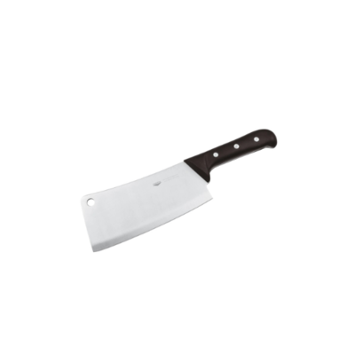 Falcetta macellaio inox manico nero 26cm