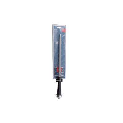 Acciaino inox manico nero 30cm