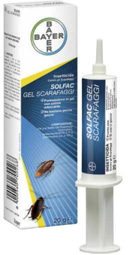 Solfac Gel Scarafaggi 20Gr