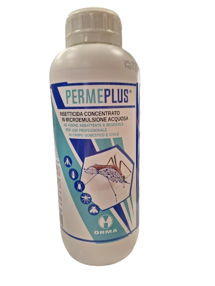 Permeplus-insetticida liquido concentrato a base di microemulsione acquosa Lt 1