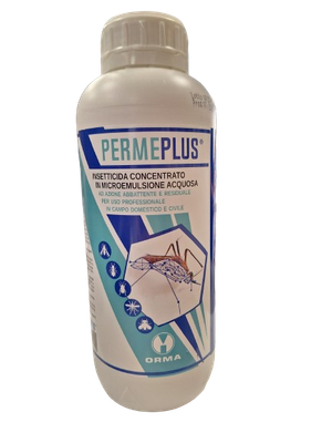 Permeplus-insetticida liquido concentrato a base di microemulsione acquosa Lt 1