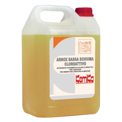 Arnox - detergente cloroattivo per macchina lavasciuga - 5Lt