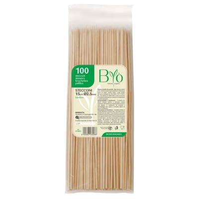 Stecconi  bamboo 15cm (100 pezzi)