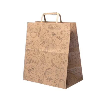 Shopper Take Away in carta 22x10x32 (50 pezzi)