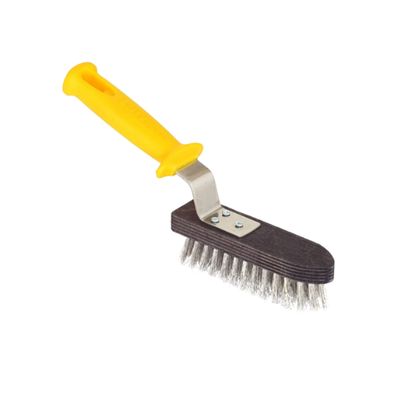 Spazzola inox per griglie e piastre