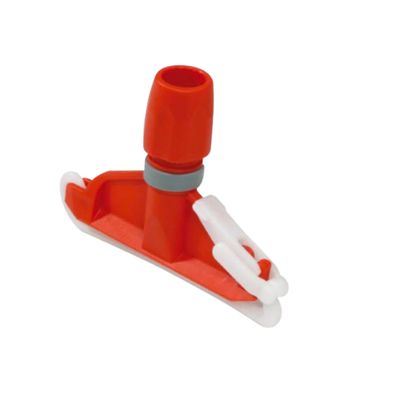 Pinza in plastica per mop rossa