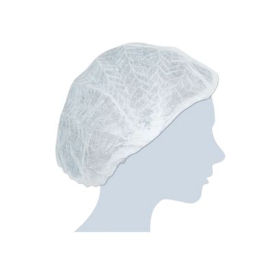 Cuffia Plissè Tnt bianco (100 pezzi)