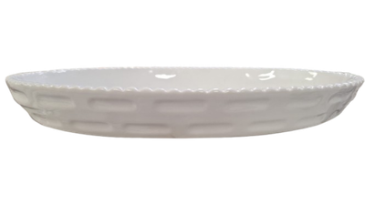 Pirofila Ovale in porcellana impilabile 38x24x5 cm