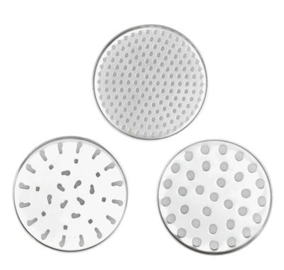 Pressapatate inox con 3 griglie Ø8,5 cm