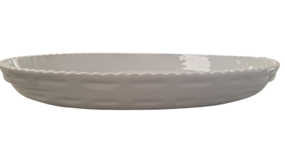 Pirofila Ovale in porcellana impilabile 42x26x5,5 cm