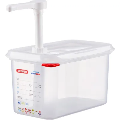 Dispenser di salse con pompa Gn 1/4 4,3lt