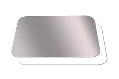 Coperchio per vaschette in alluminio 1 porzione R128- 100 pezzi