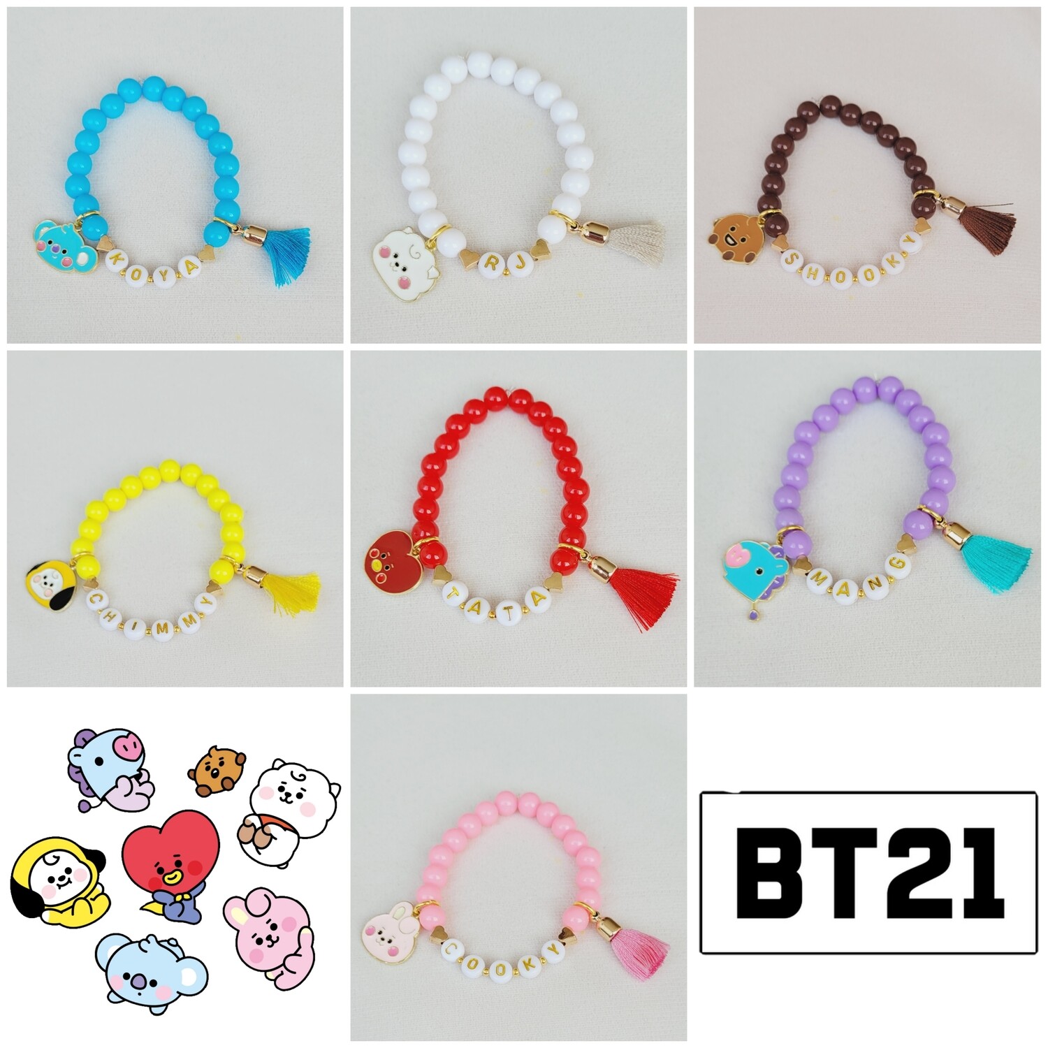 Pulseras BT21