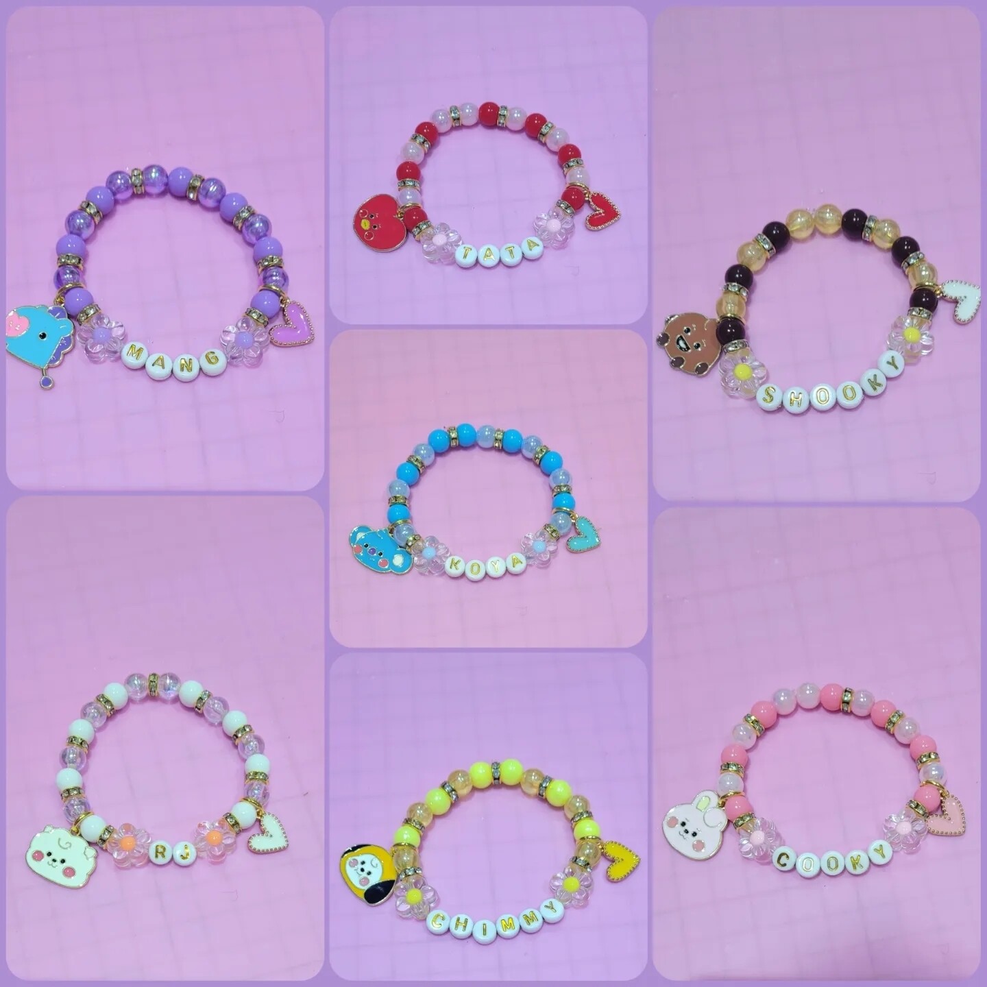 Pulseras BT21 Shinning (versión 2)