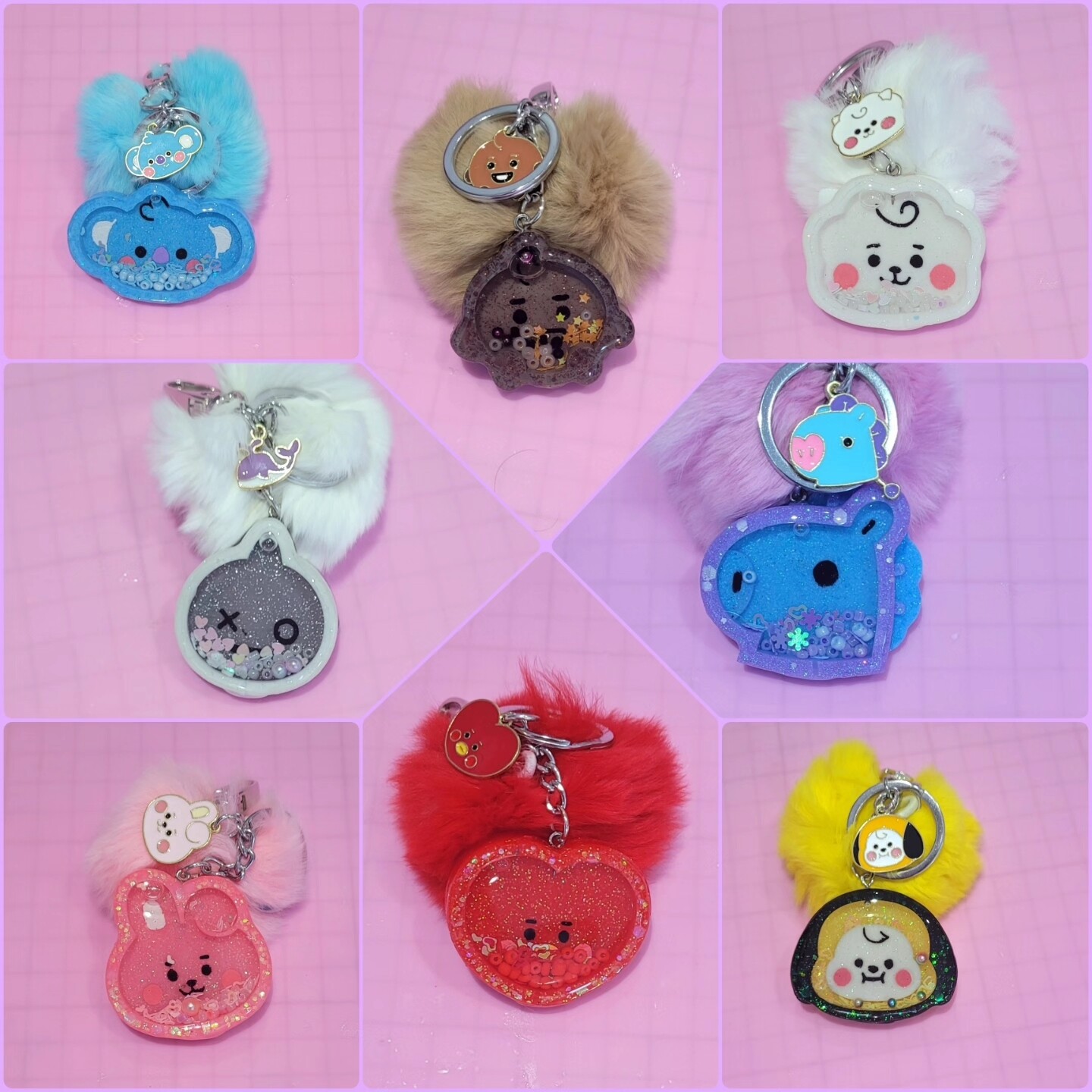 Llaveros BT21 Shaker