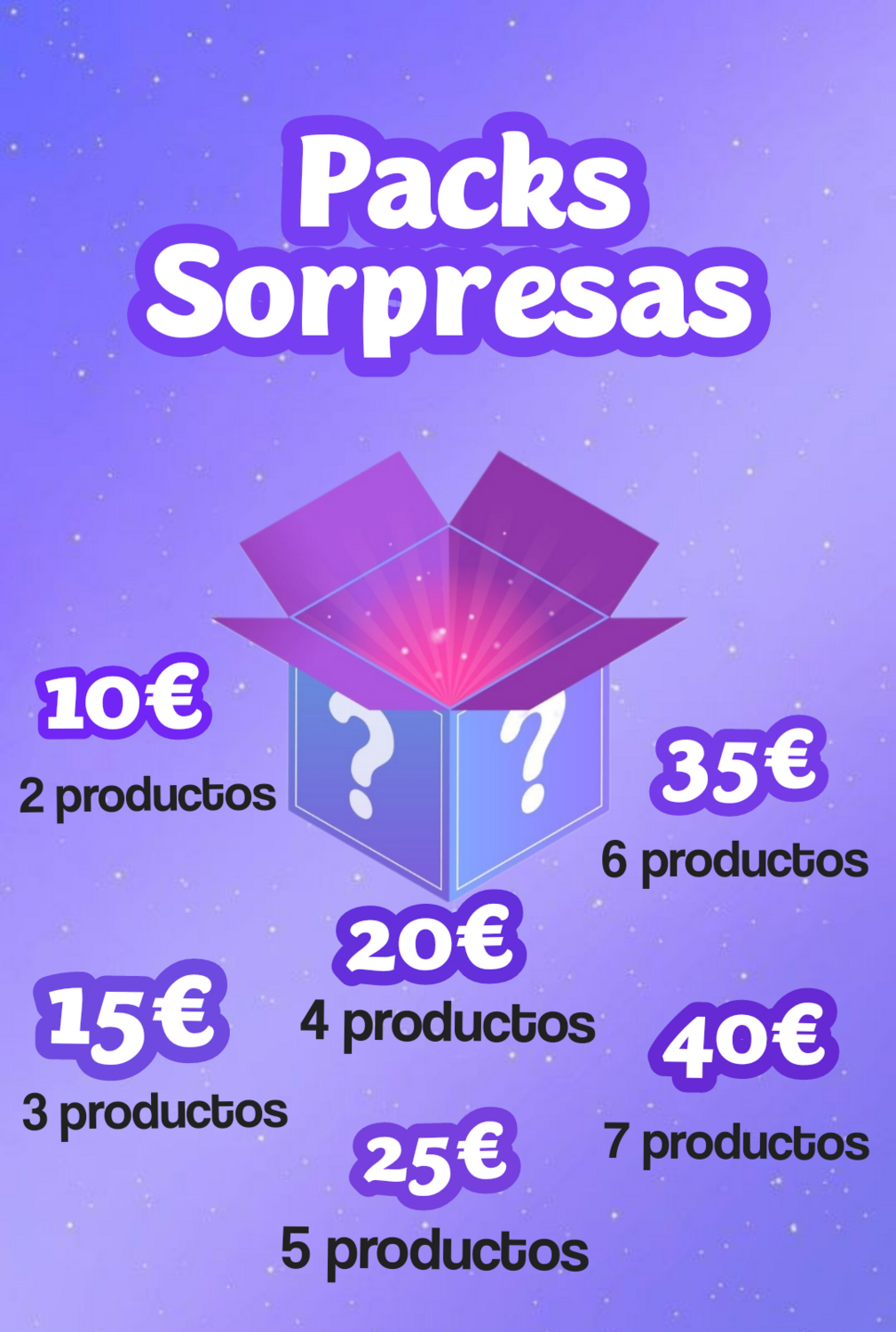 Packs Sorpresas