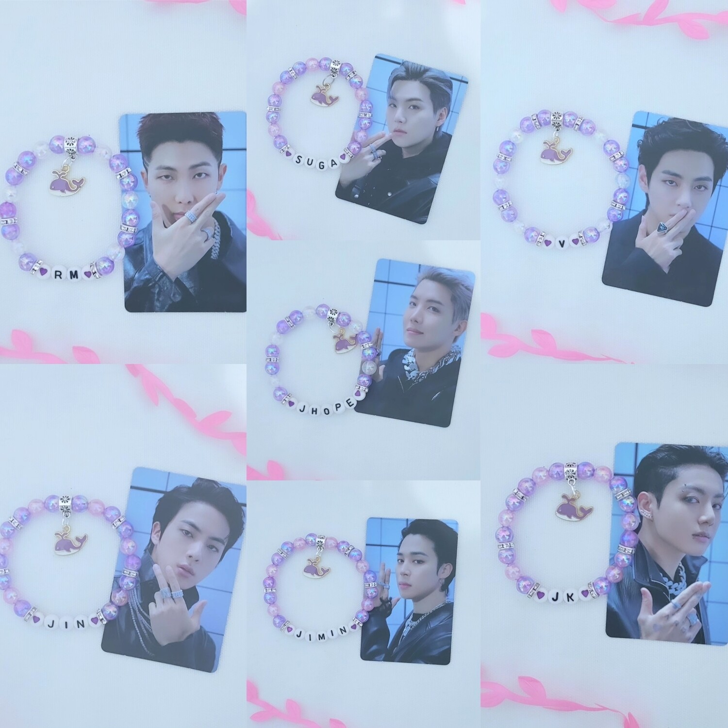 Pulseras Purple BTS