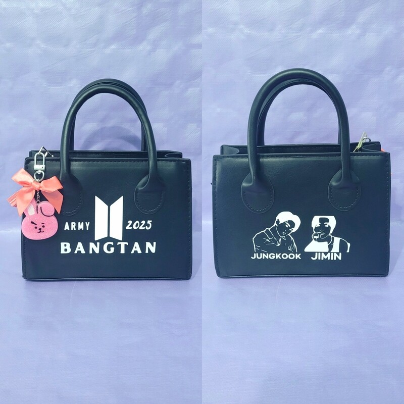 Bolso negro personalizado