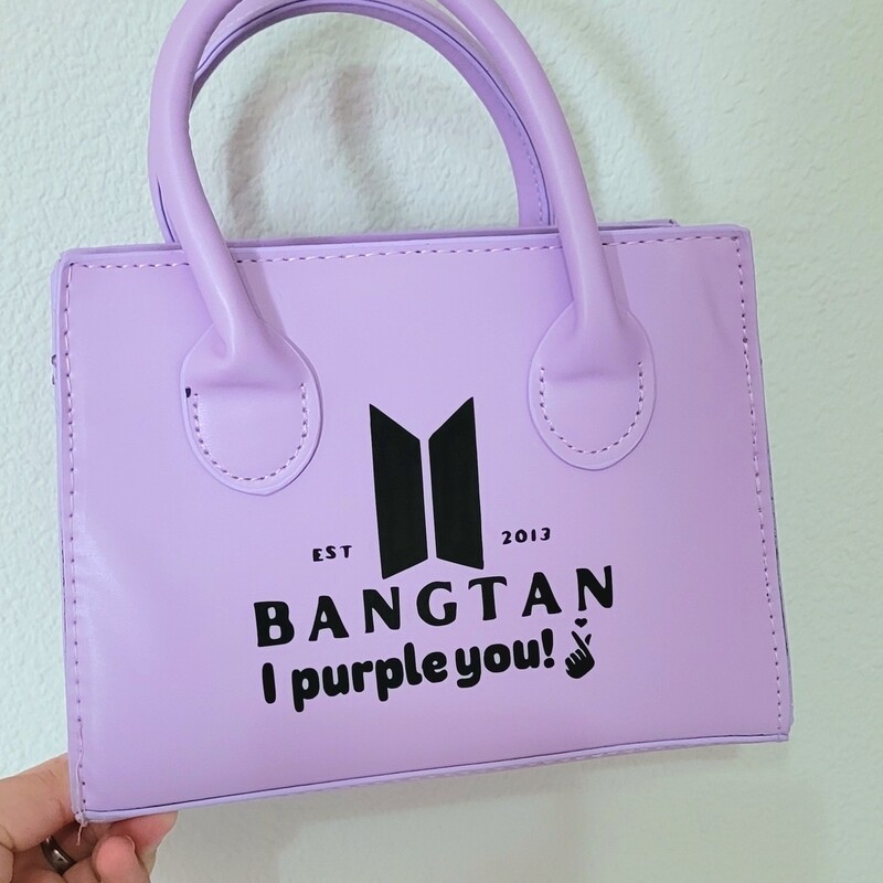 Bolso morado personalizado