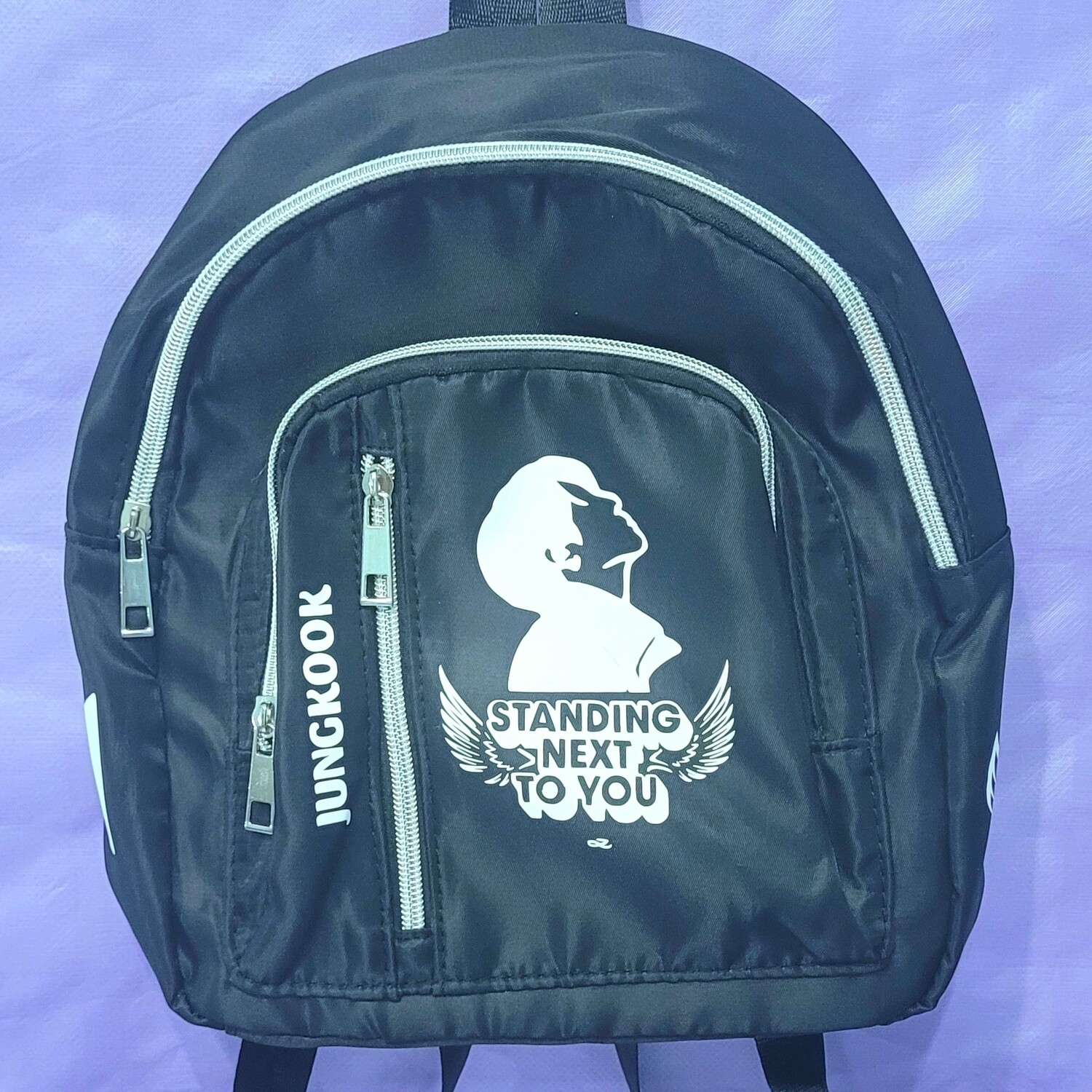 Mochila negra personalizada