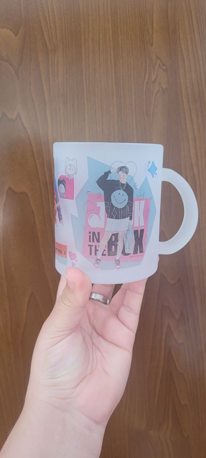 Taza cristal Esmerilado