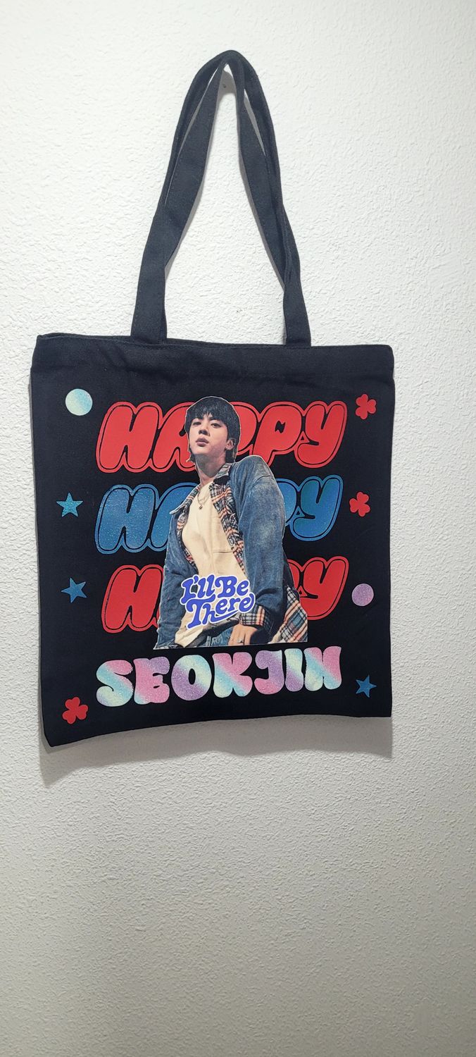 Tote bag Jin Happy
