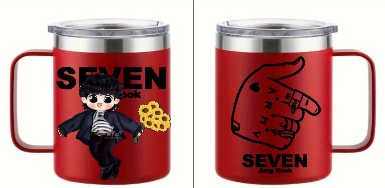 Tazas de acero BTS