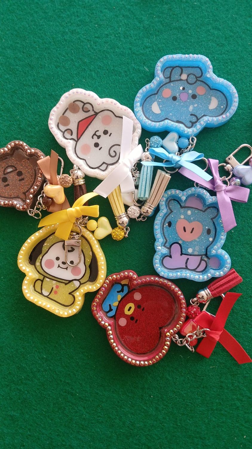 Llaveros BT21 Baby Diamond Edition