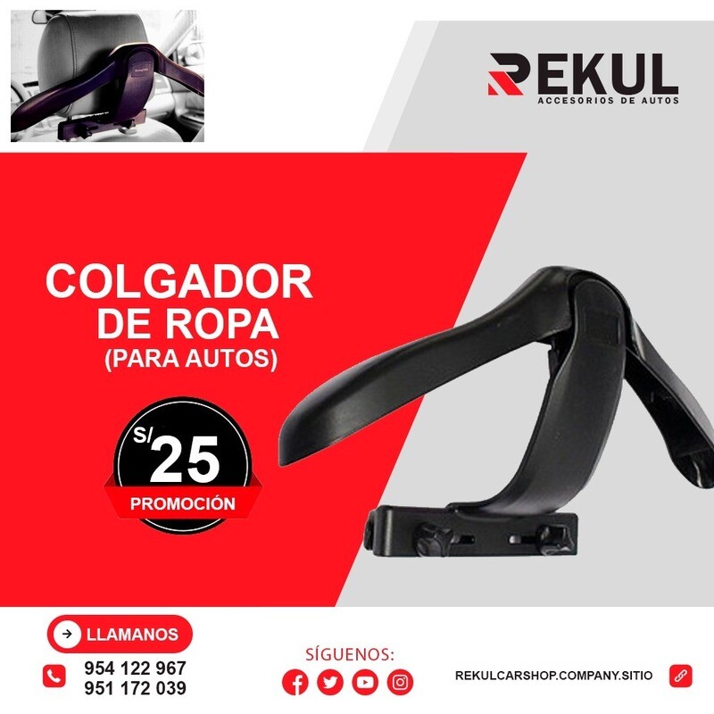 Colgador De Ropa Para Auto