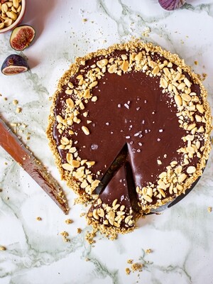 Snickers Tart (Refined Sugar Free)