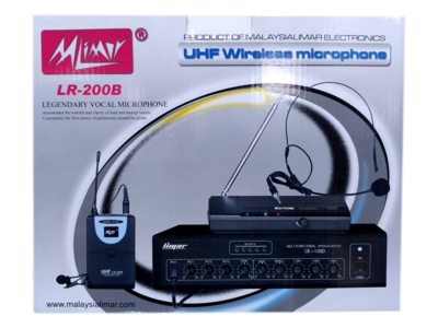 Professional Wireless Collar Microphone Mlimar LR 200B