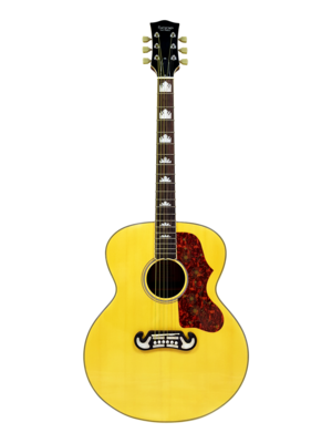 Sqoe 42" Natural Colour  Acoustic Guitar with Leather Bag and pick.