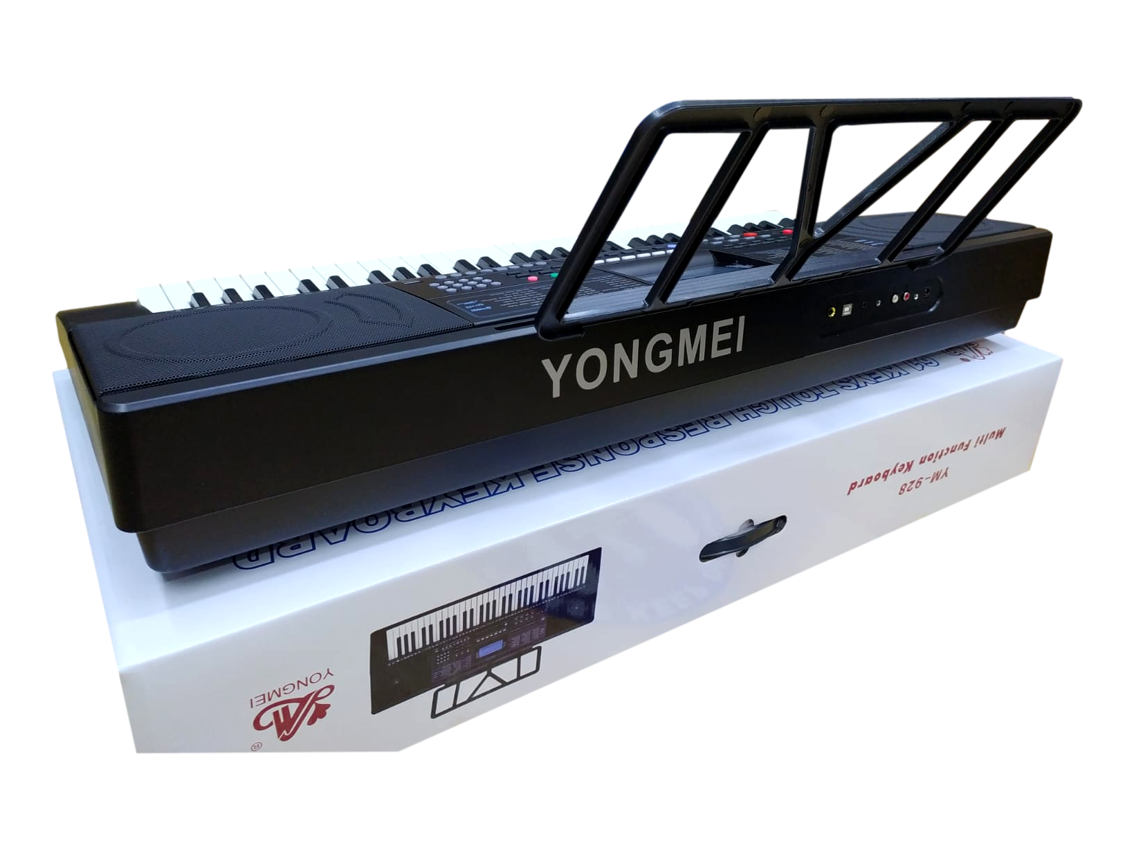 Yongmei YM-928 MIDI Professional Electronic Keyboard Black
