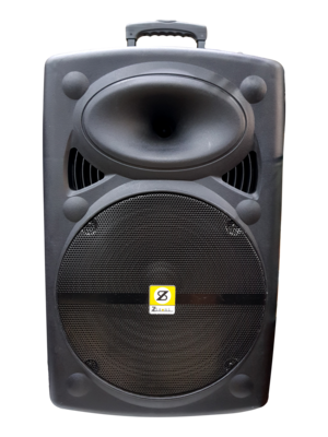 Zisonic Trolly Speaker15" Active Amplified, Speaker out with 1 wireless mic and more function.