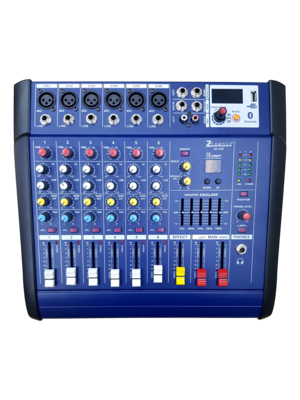 Zisonic M-600Blue 16DSP Power Mixers 6 Channel 2*350W