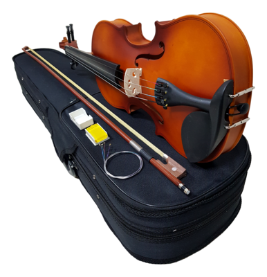 Heartbeat1883 Violin 4/4 Full Size Matte Sunset High Grade Solid Wood with Hardcase , Rosin ,Bow, Extra Set String.
