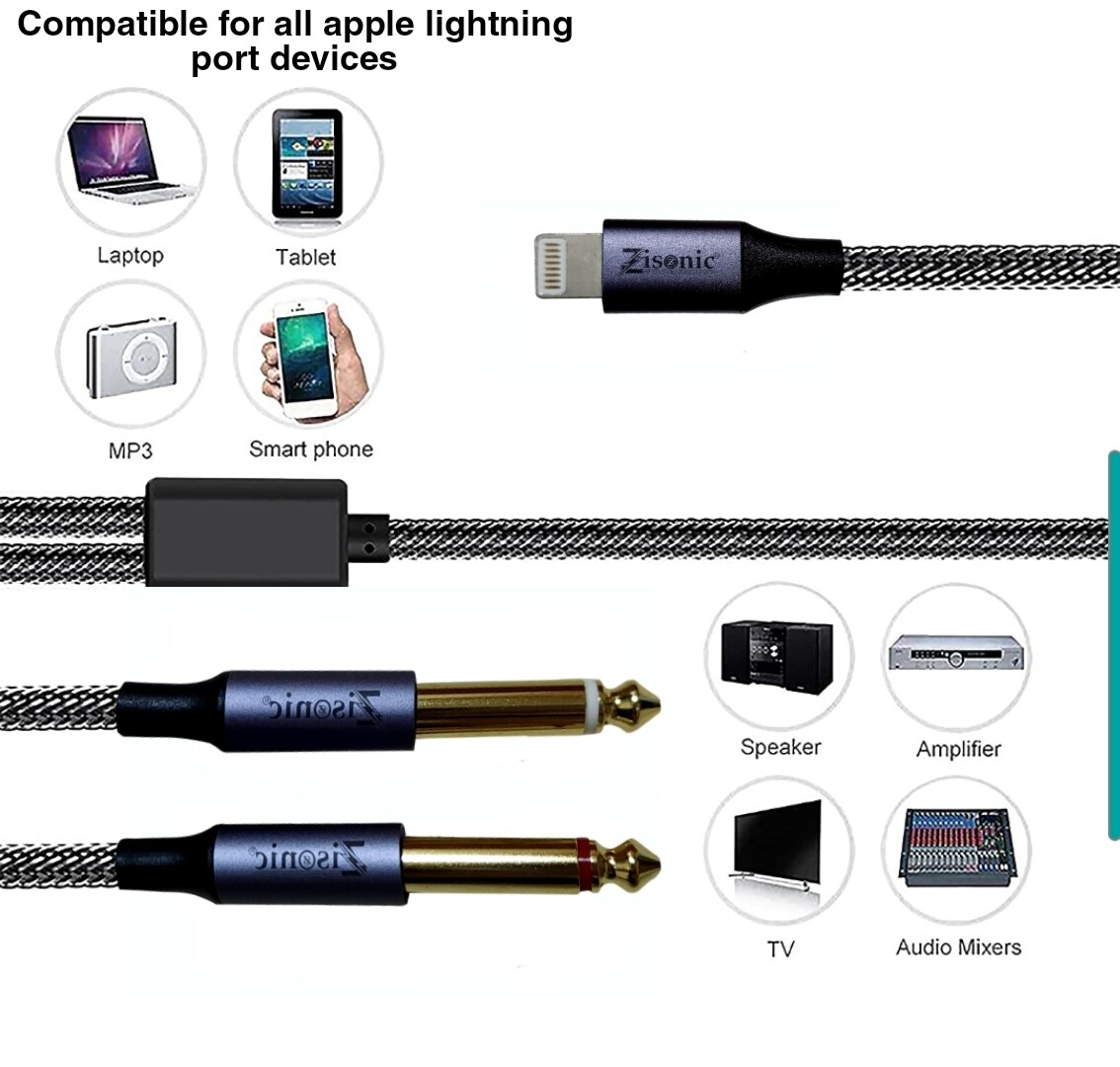 Iphone Connector Usb, Auxiliary Cable For Iphone