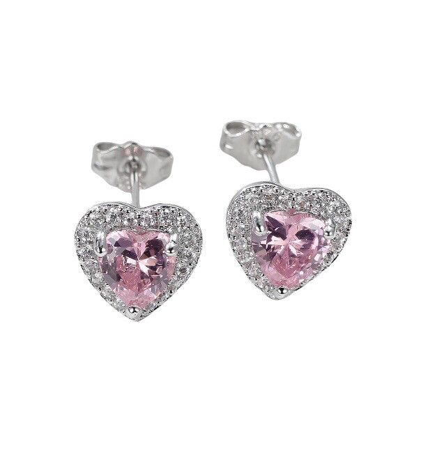 Heart Shaped Earrings 18K Gold Plated