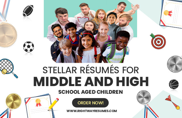 Middle & High School Aged Children Professional Résumé