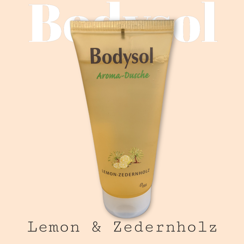 Bodysol Aroma-Duschgel, Lemon &amp; Zedernholz, 100ml