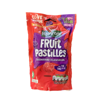 Rowntree&#39;s Fruit Pastilles Strawberry &amp; Blackcurrant 143g