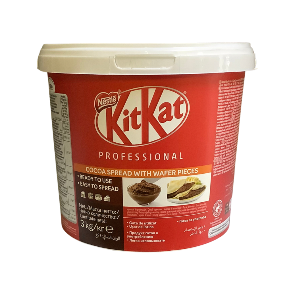 Nestle Kit Kat Professional Cocoa Spread with Wafer Pieces 3kg