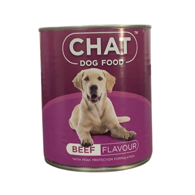 Chat Dog Food Beef Flavour 775g