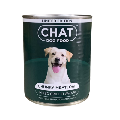 Chat Dog Food Chunky Meatloaf 775g