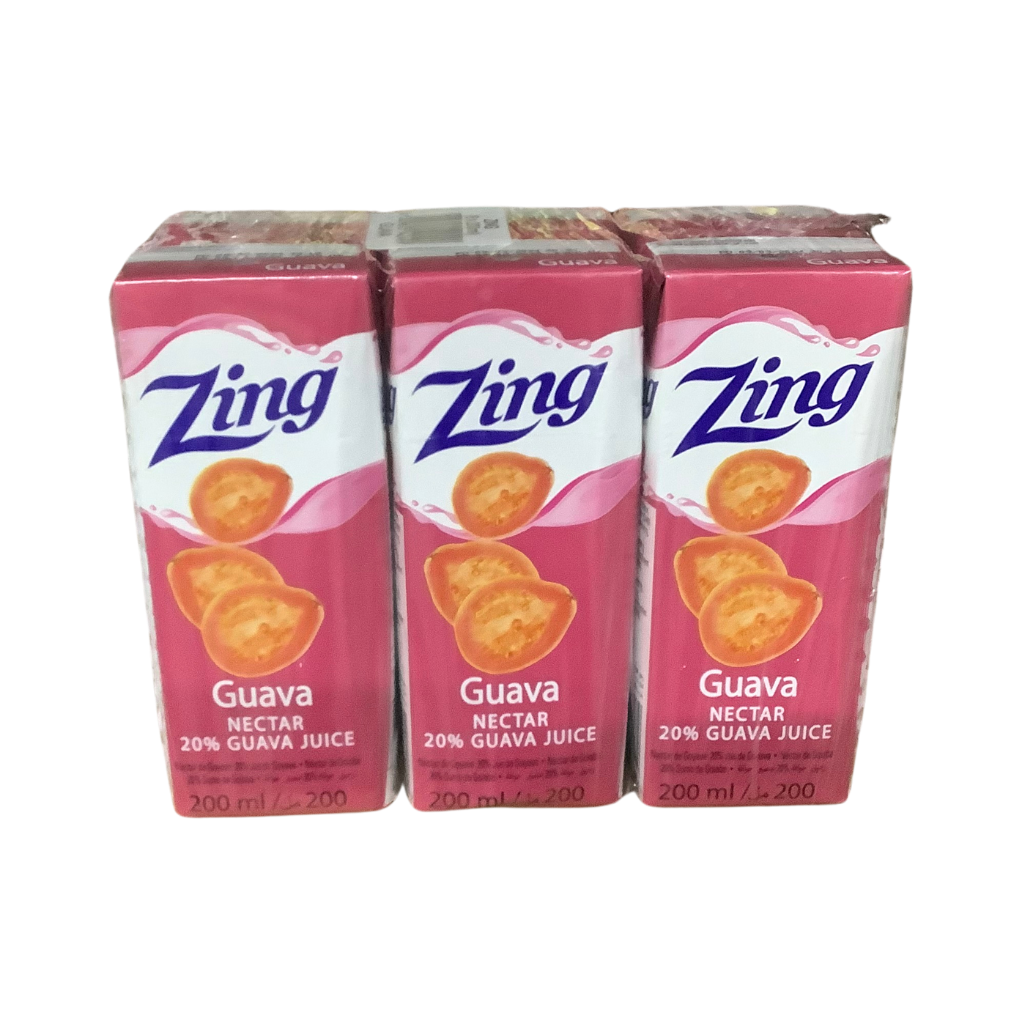 Zing Guava Nectar Juice 6 x 200ml