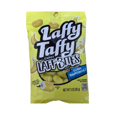 Laffy Taffy Candy Laff Bites Gone Bananas 85g
