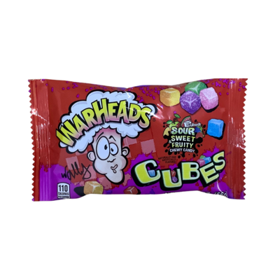 Warheads Cubes Sour Sweet &amp; Fruity 56g