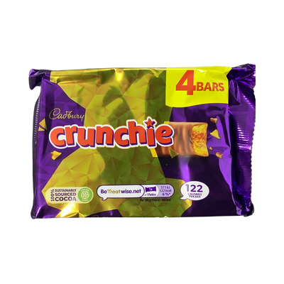 Cadbury Crunchie 4 Bar Multipacks 104g