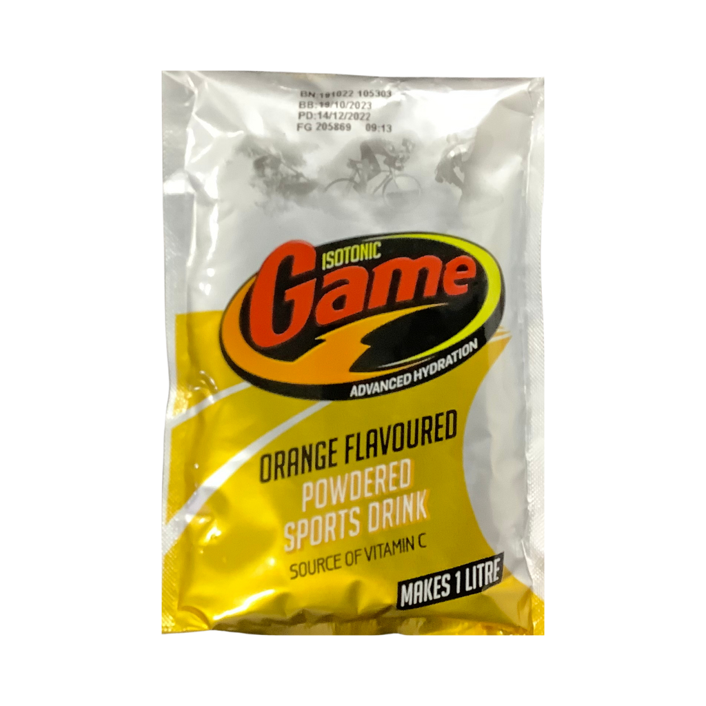 Game Isotonic Orange Flavoured Powdered Sports Drink 80g